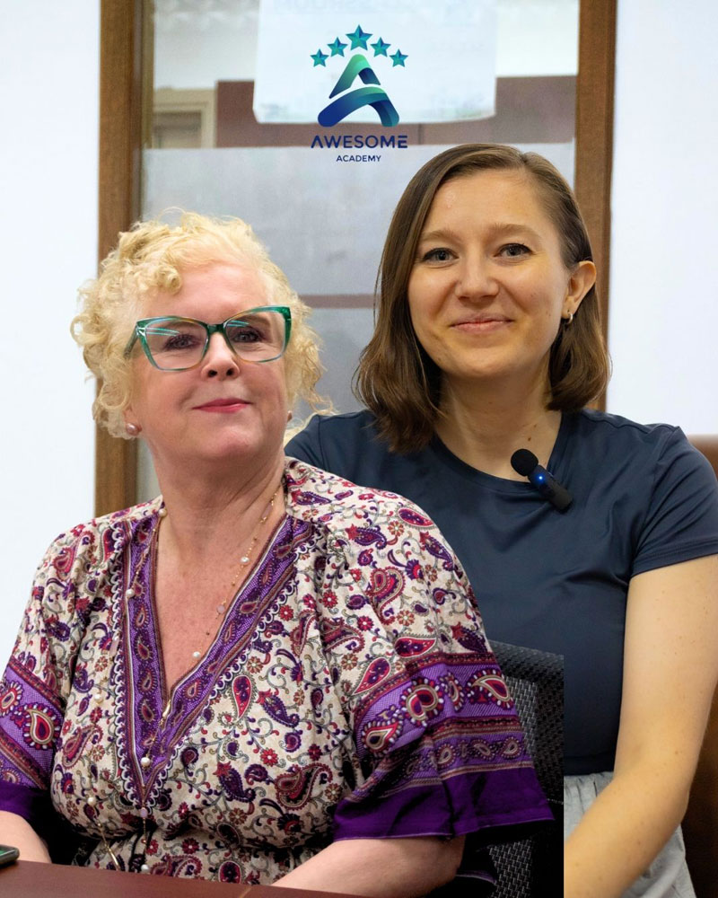 Learn English at Awesome Academy with expert native teachers from the USA & UK for an authentic experience!